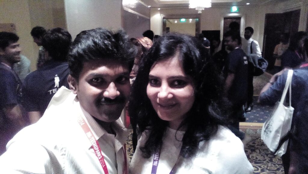 Richin R Chandran with Shradha Sharma Yourstory crazyceo richin r chandran