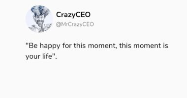be happy crazyceo crazyceo richin r chandran
